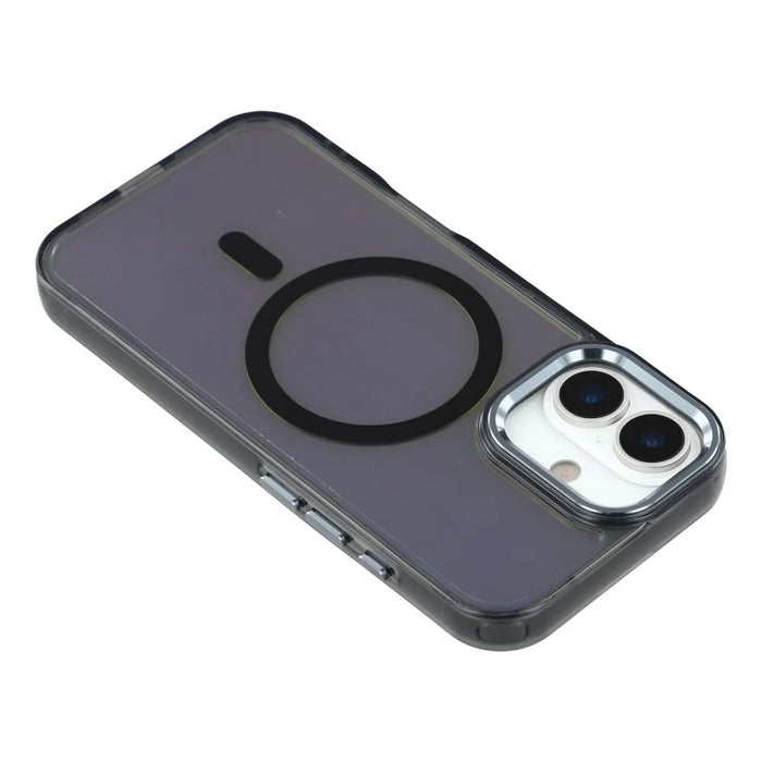 For iPhone 17 Case Compatible with MagSafe Color Changing TPU Phone Back Cover - Black - 6