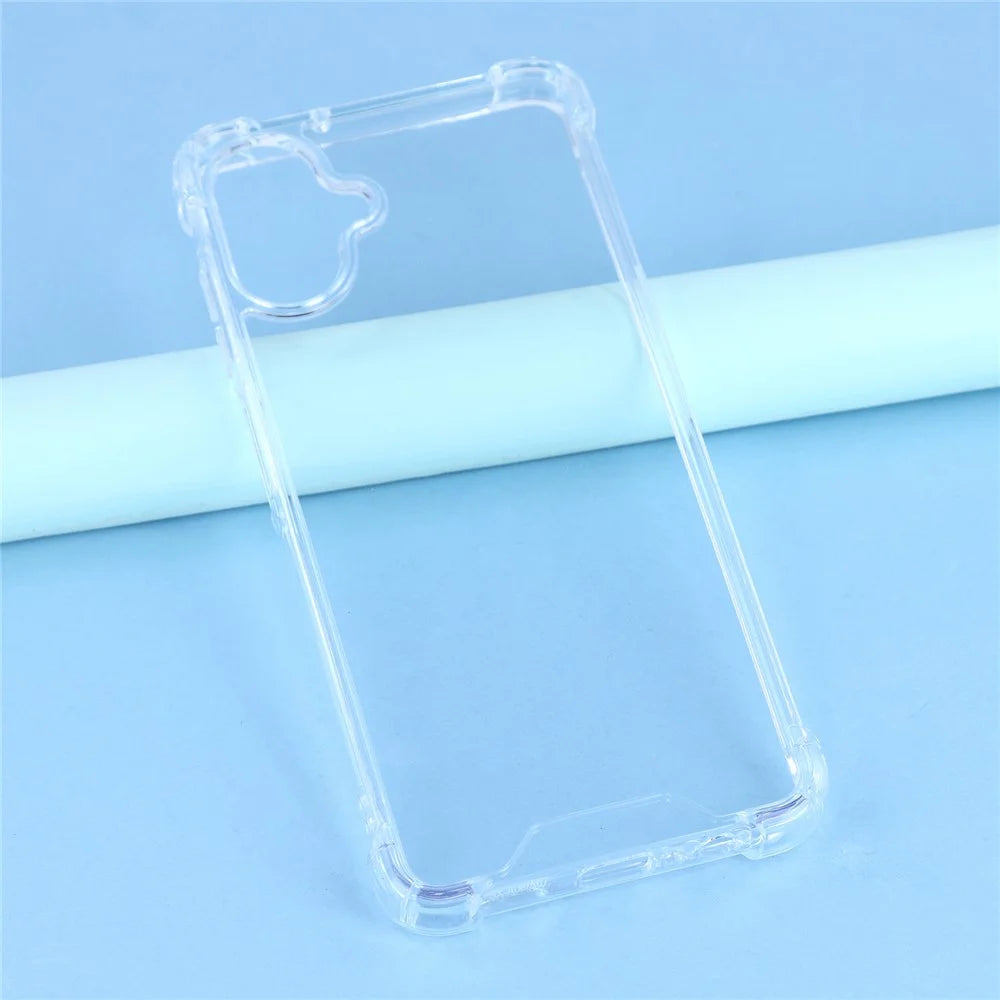 Phone Case For Samsung Galaxy A08 5G / A08 4G / A07 4G / A06 4G / A06 5G TPU + Acrylic 1.5mm Shockproof Clear Back Cover - 3
