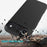 For iPhone Air Case Drop Proof Liquid Silicone Soft Lining Back Phone Cover - Black - 3