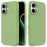 For iPhone 17 Case Drop Proof Liquid Silicone Soft Lining Back Phone Cover - Mint Green - 1
