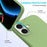 For iPhone 17 Case Drop Proof Liquid Silicone Soft Lining Back Phone Cover - Mint Green - 2