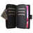 For iPhone 17 Case 9 Card Slots Zipper Pocket PU Leather Cover with Wrist Strap - Black - 3
