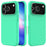For iPhone 18 Pro Max / 17 Pro Max Case Drop Proof Liquid Silicone Soft Lining Back Phone Cover - Green - 1