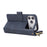 For iPhone 18 Pro / 17 Pro Case Zipper Pocket 9 Card Slots PU Leather Phone Cover with Hand Strap - Blue - 5