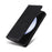 For Samsung Galaxy S25 FE Case RFID Blocking PU Leather Phone Wallet Cover - Black - 6