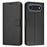For iPhone Air Case Stand Wallet Leather Phone Cover with Strap - Black - 1