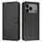 For iPhone 18 Pro Max / 17 Pro Max Case Stand Wallet Leather Phone Cover with Strap - Black - 1