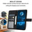 For iPhone 18 Pro Max / 17 Pro Max Case Solid Color Leather Wallet Protective Phone Cover - Black - 2