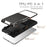 For Samsung Galaxy S25 Edge Case PC + TPU Dual Layer Back Phone Cover with Card Holder - Black - 5