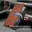For iPhone 17 Wallet Case Magnetic Closure PU Leather Phone Cover - Brown - 5