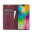 For iPhone 18 Pro / 17 Pro Wallet Case Magnetic Closing Leather Phone Cover - Wine Red - 2