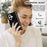 For iPhone 17 Case Starry Sky Carving Leather Wallet Phone Cover with Wrist Strap - Black - 7