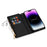 For iPhone 18 Pro Max / 17 Pro Max Case Starry Sky Carving Leather Wallet Phone Cover with Wrist Strap - Black - 4
