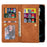 For iPhone 18 Pro Max / 17 Pro Max Wallet Case Color Splicing Leather Phone Cover with Stand - Brown - 2