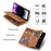 For iPhone 18 Pro Max / 17 Pro Max Wallet Case Color Splicing Leather Phone Cover with Stand - Brown - 6