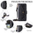 For Realme 14 Pro+ 5G Leather Case Magnetic Closure Wallet Stand Phone Cover with Crossbody Strap - Black - 7