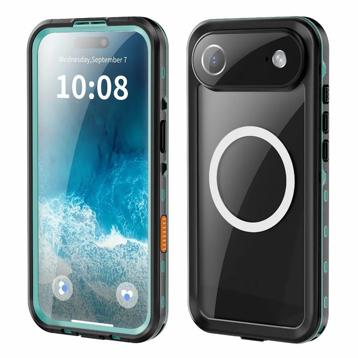 REDPEPPER Dot+ Series For iPhone Air Cellphone Case Compatible with MagSafe IP68 Waterproof Clear Back Phone Cover - Blue - 1