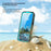REDPEPPER Dot+ Series For iPhone 17 Pro Cellphone Case Compatible with MagSafe IP68 Waterproof Clear Back Phone Cover - Blue - 5