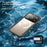 REDPEPPER Dot+ Series For iPhone 17 Pro Cellphone Case Compatible with MagSafe IP68 Waterproof Clear Back Phone Cover - Blue - 7