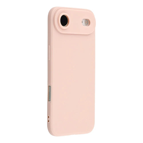For iPhone Air Case Precise Cutouts Straight Edge TPU Shockproof Phone Cover - Pink - 1