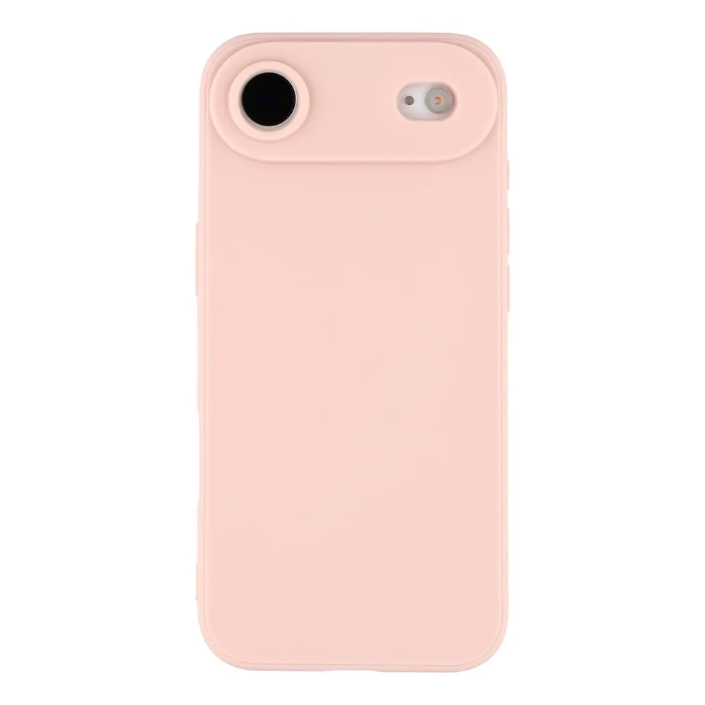 For iPhone Air Case Precise Cutouts Straight Edge TPU Shockproof Phone Cover - Pink - 3