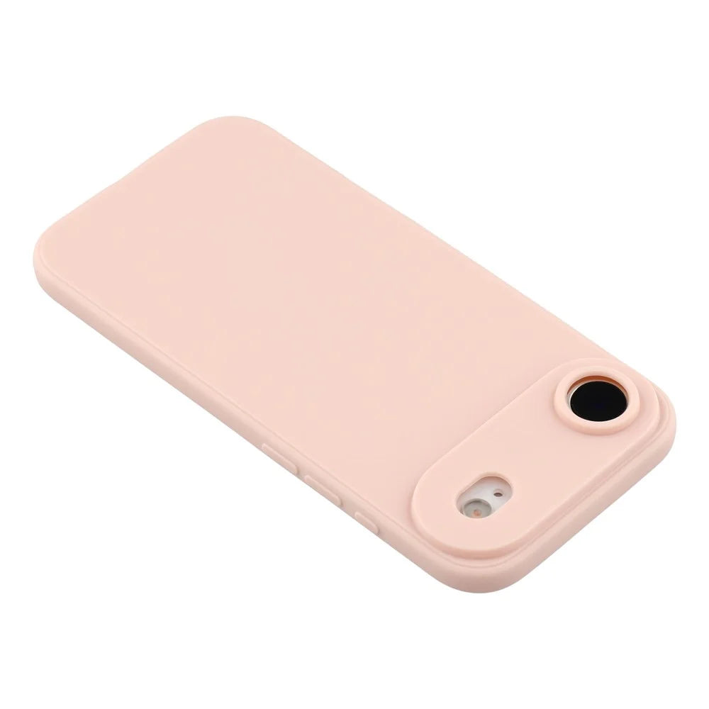For iPhone Air Case Precise Cutouts Straight Edge TPU Shockproof Phone Cover - Pink - 5