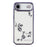 KADEM For iPhone Air Case Flower Rhinestone Decor TPU Phone Cover - Purple - 3