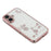 KADEM For iPhone 17 Case Flower Rhinestone Decor TPU Phone Cover - Rose Gold - 5