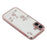 KADEM For iPhone 17 Case Flower Rhinestone Decor TPU Phone Cover - Rose Gold - 6