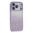 KADEM For iPhone 17 Pro Max Case Flower TPU Flexible Gradient Phone Cover - Purple - 1