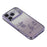 KADEM For iPhone 17 Pro Max Case Flower TPU Flexible Gradient Phone Cover - Purple - 4