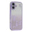 KADEM For iPhone 17 Case Flower TPU Flexible Gradient Phone Cover - Purple - 1