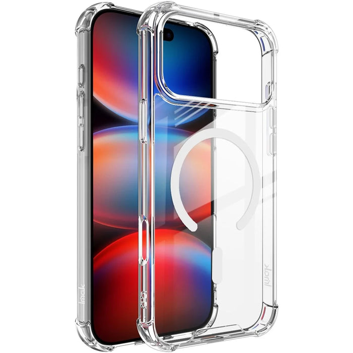 IMAK For iPhone 17 Pro Case Compatible with MagSafe Shockproof PC TPU Clear Phone Cover - 1