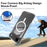 IMAK For iPhone Air Case Compatible with MagSafe Shockproof PC TPU Clear Phone Cover - 4