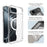 IMAK For iPhone Air Case Compatible with MagSafe Shockproof PC TPU Clear Phone Cover - 5