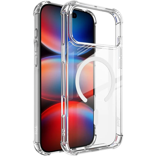 IMAK For iPhone 17 Pro Max Case Compatible with MagSafe Shockproof PC TPU Clear Phone Cover - 1