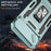 For iPhone Air Case Kickstand Slide Lens Lid PC + TPU Drop-Proof Phone Cover - Green - 4