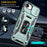 For iPhone 17e / 16e Case Kickstand Slide Lens Lid PC + TPU Drop-Proof Phone Cover - Green - 3