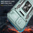 For iPhone 17e / 16e Case Kickstand Slide Lens Lid PC + TPU Drop-Proof Phone Cover - Green - 4