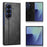 For Samsung Galaxy Z Fold7 5G Case Stitching Line PU Leather Coated PC Phone Cover - Black - 1