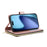 For iPhone 18 Pro / 17 Pro Case Zipper Wallet Rhombus PU Leather Crossbody Phone Cover - Rose Gold - 4