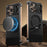 For iPhone 13 Pro Max Magnetic Case with Kickstand Borderless PU + Metal Drop Proof Phone Back Cover - Black - 4