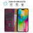N.BEKUS CSJ-001 For iPhone 18 Pro Max / 17 Pro Max Stand Case PU Leather Wallet Phone Cover - Wine Red - 3