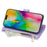 For iPhone 18 Pro Max / 17 Pro Max Case Rhombus Stitching Leather Wallet Phone Cover with Long  /  Short Strap - Light Purple - 2