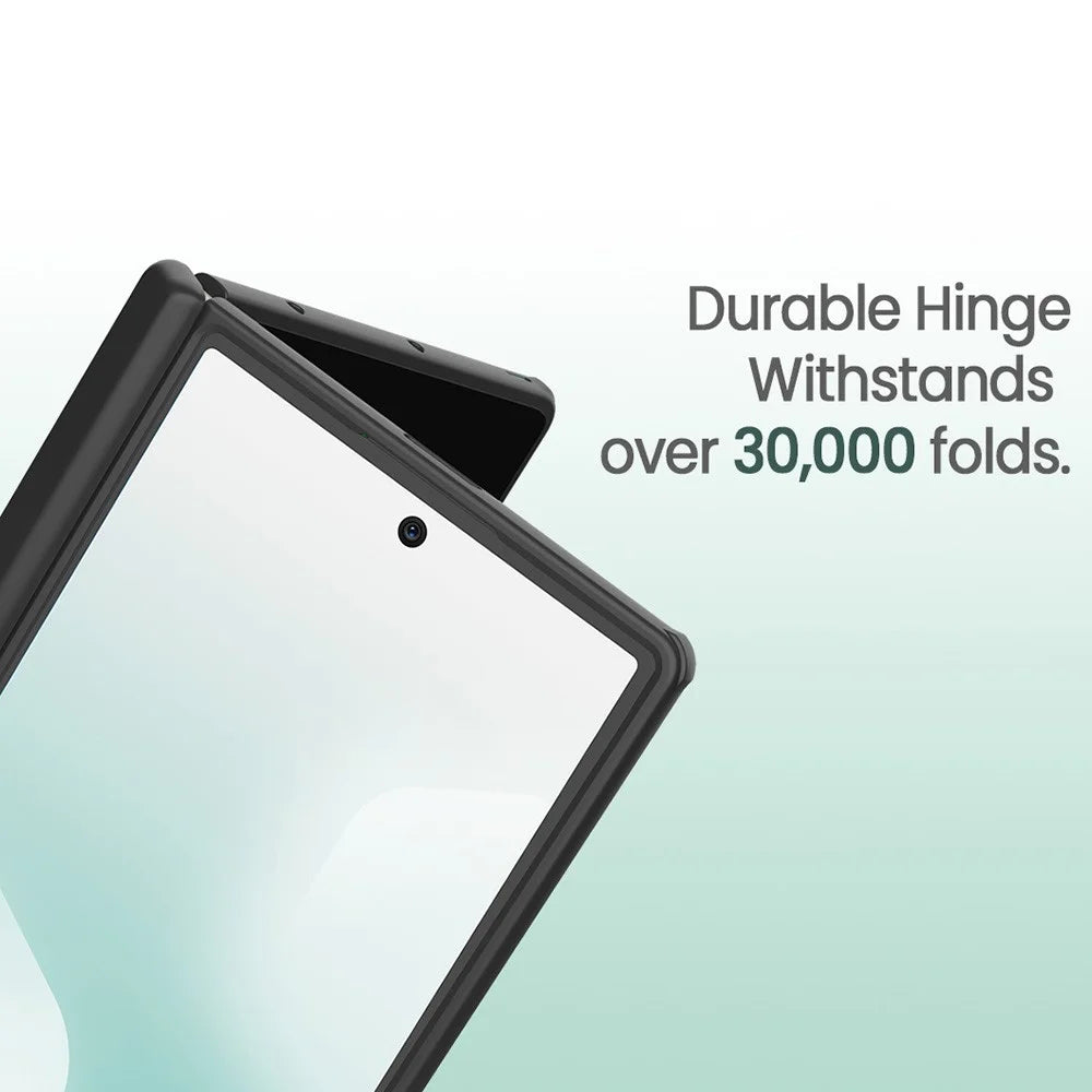 NILLKIN Iceblade CamProp For Samsung Galaxy Z Fold7 5G Case Lens Frame Kickstand PC + TPU Phone Cover - 7