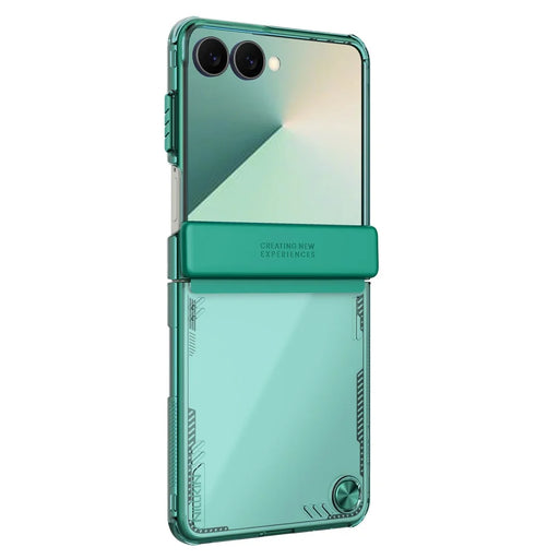 NILLKIN Iceblade For Samsung Galaxy Z Flip7 5G Case PC + TPU Phone Cover - Green - 2