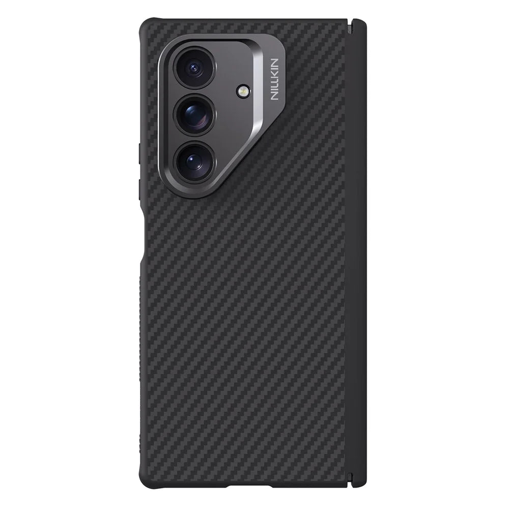 NILLKIN For Samsung Galaxy Z Fold7 5G Magnetic Case TPU + Aramid Fiber Lens Kickstand Phone Cover Precision Cutout - 1