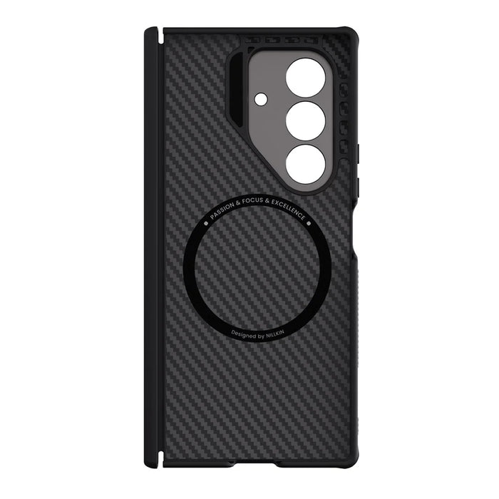 NILLKIN For Samsung Galaxy Z Fold7 5G Magnetic Case TPU + Aramid Fiber Lens Kickstand Phone Cover Precision Cutout - 4
