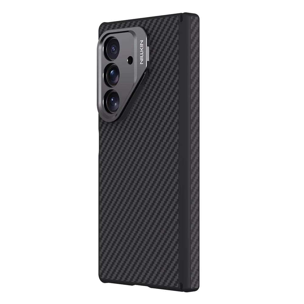 NILLKIN For Samsung Galaxy Z Fold7 5G Magnetic Case TPU + Aramid Fiber Lens Kickstand Phone Cover Precision Cutout - 5