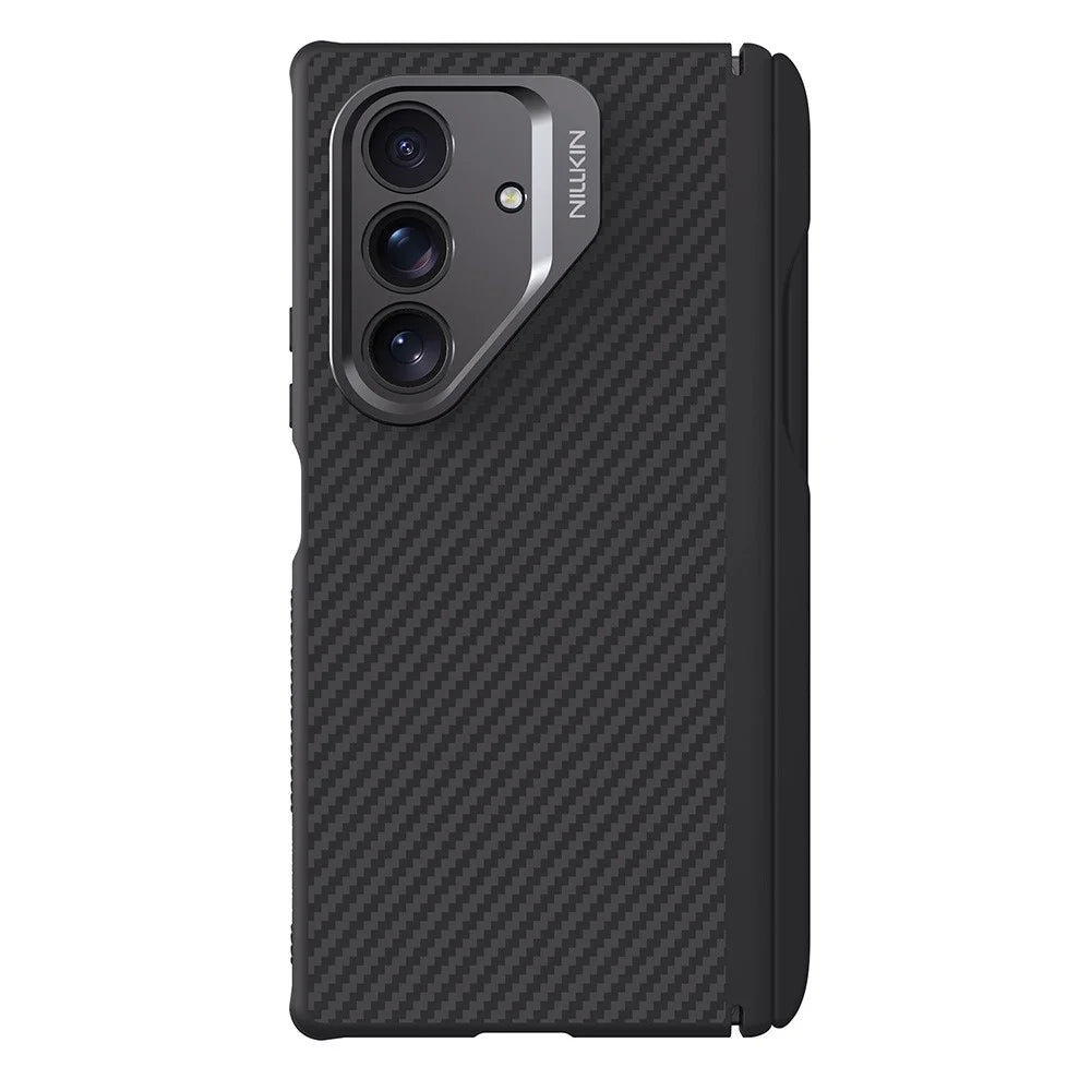 NILLKIN CarboProp For Samsung Galaxy Z Fold7 5G Magnetic Case Kickstand Aramid Fiber Phone Cover Precise Cutout with Stylus Pen - 1